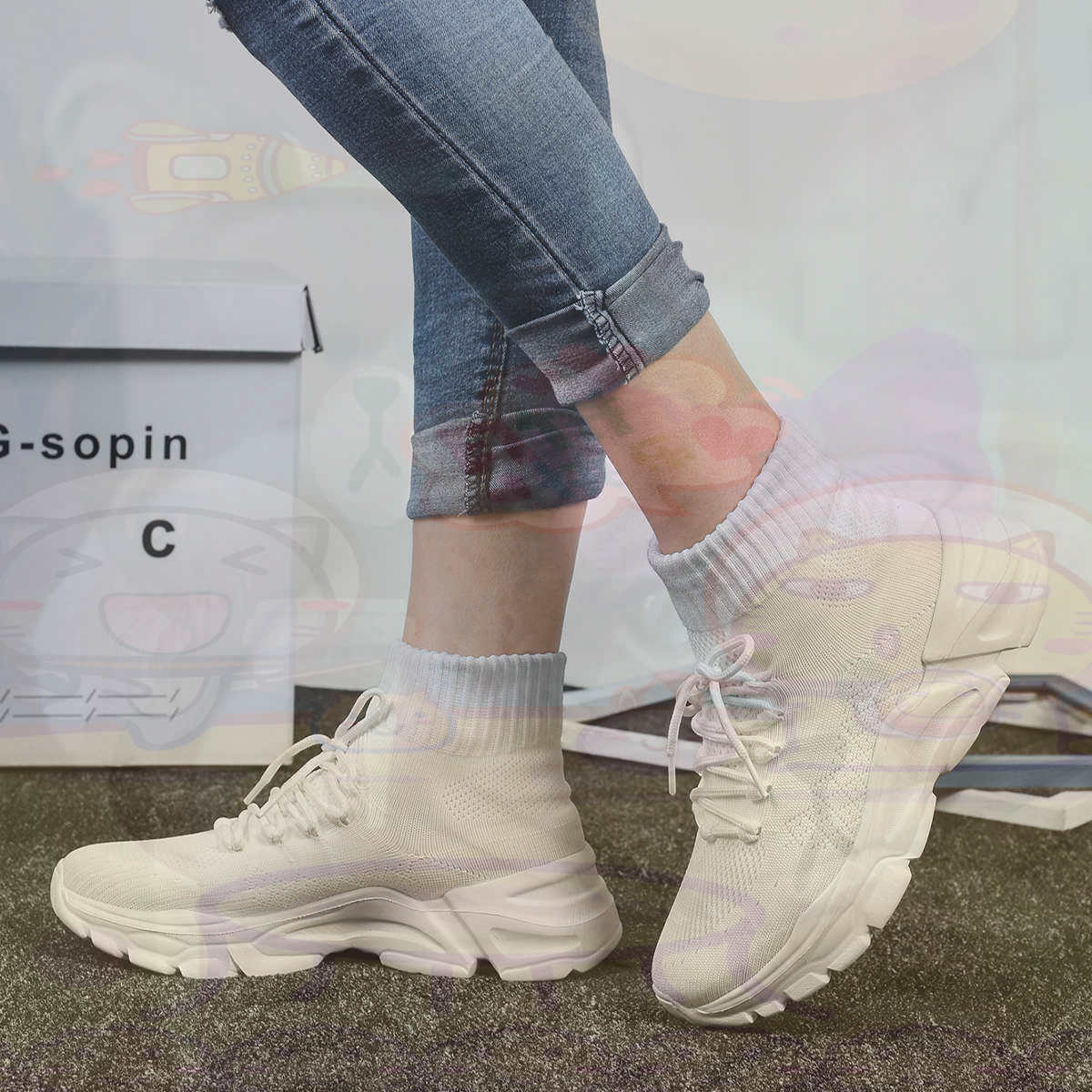 Luxury Lifestyle Girl - Erhöht die Körpergröße Sommer Basketbälle Basketball