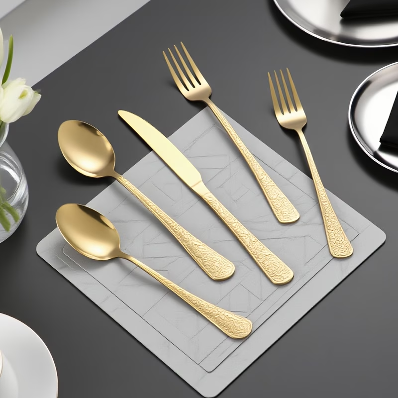 30-teiliges Edelstahl-Goldbest – Gold Plated Cutlery Bewertung und Preis