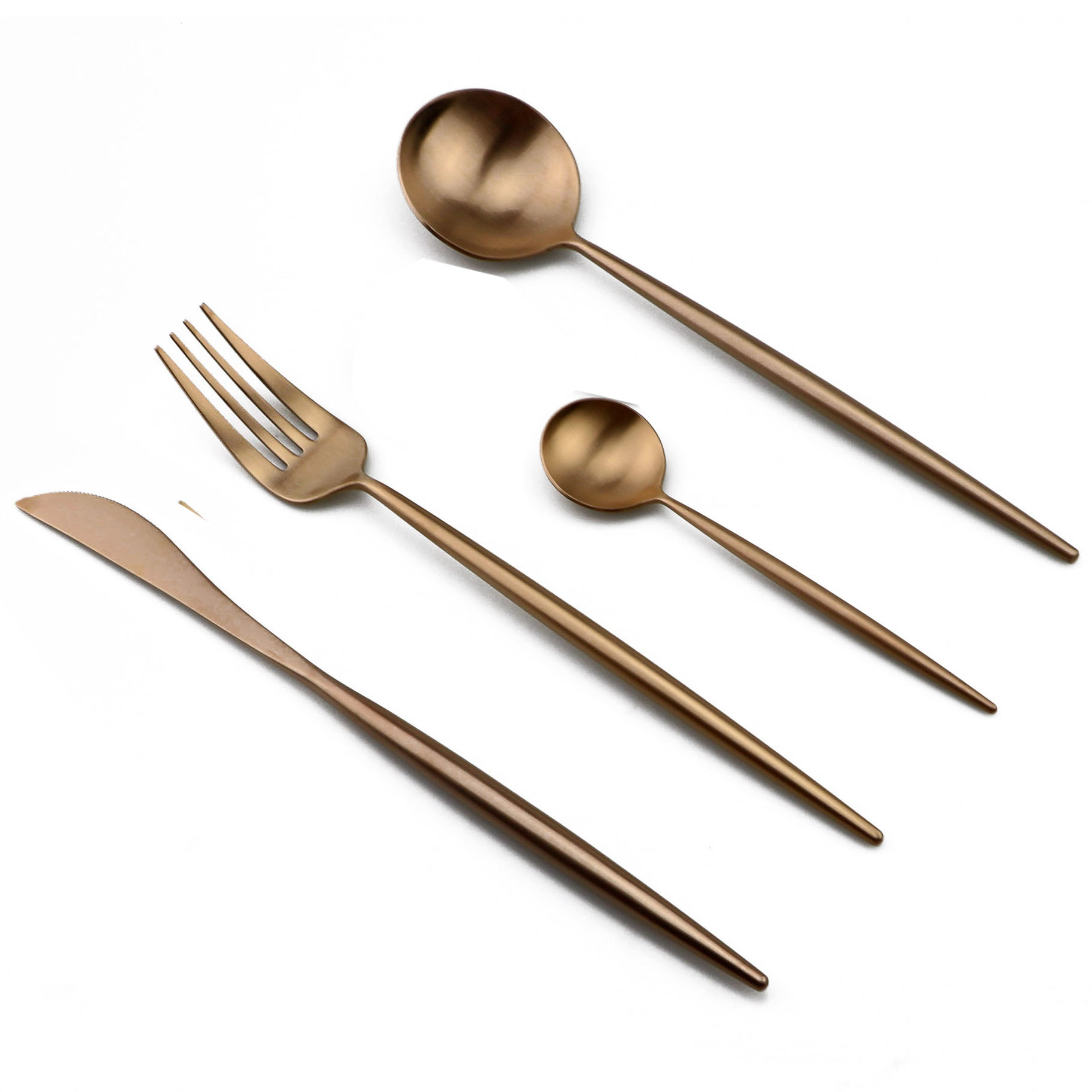 24-teiliges Roségold Besteckse – Gold Plated Cutlery Bewertung und Preis