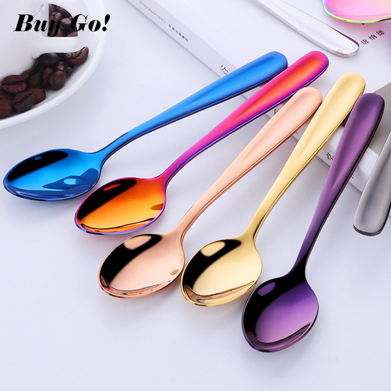 1PC Luxus Edelstahl Mini Löffe – Gold Plated Cutlery Bewertung und Preis