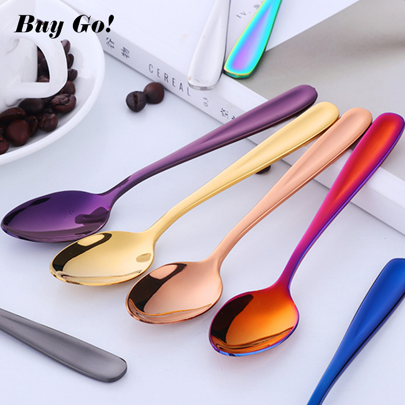 1PC Luxus Edelstahl Mini Löffe – Gold Plated Cutlery Bewertung und Preis