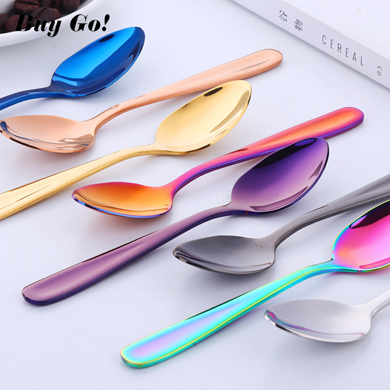 1PC Luxus Edelstahl Mini Löffe – Gold Plated Cutlery Bewertung und Preis